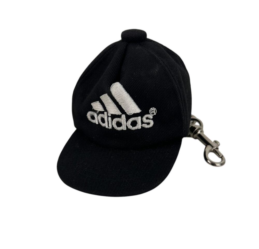 Vintage Adidas Cap Coin purse Keychain, Mini Hat Black Keychain Accessory Gift